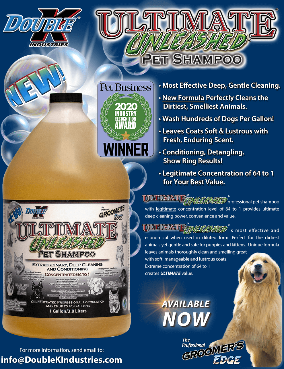 Ultimate Unleashed Pet Shampoo