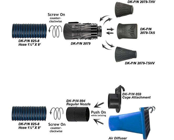 Challengair 850 Portable Attachments Guide