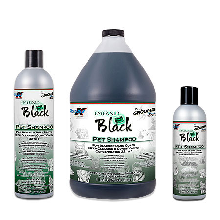 Groomers Edge® Emerald Black® Shampoo for Dark Coats
